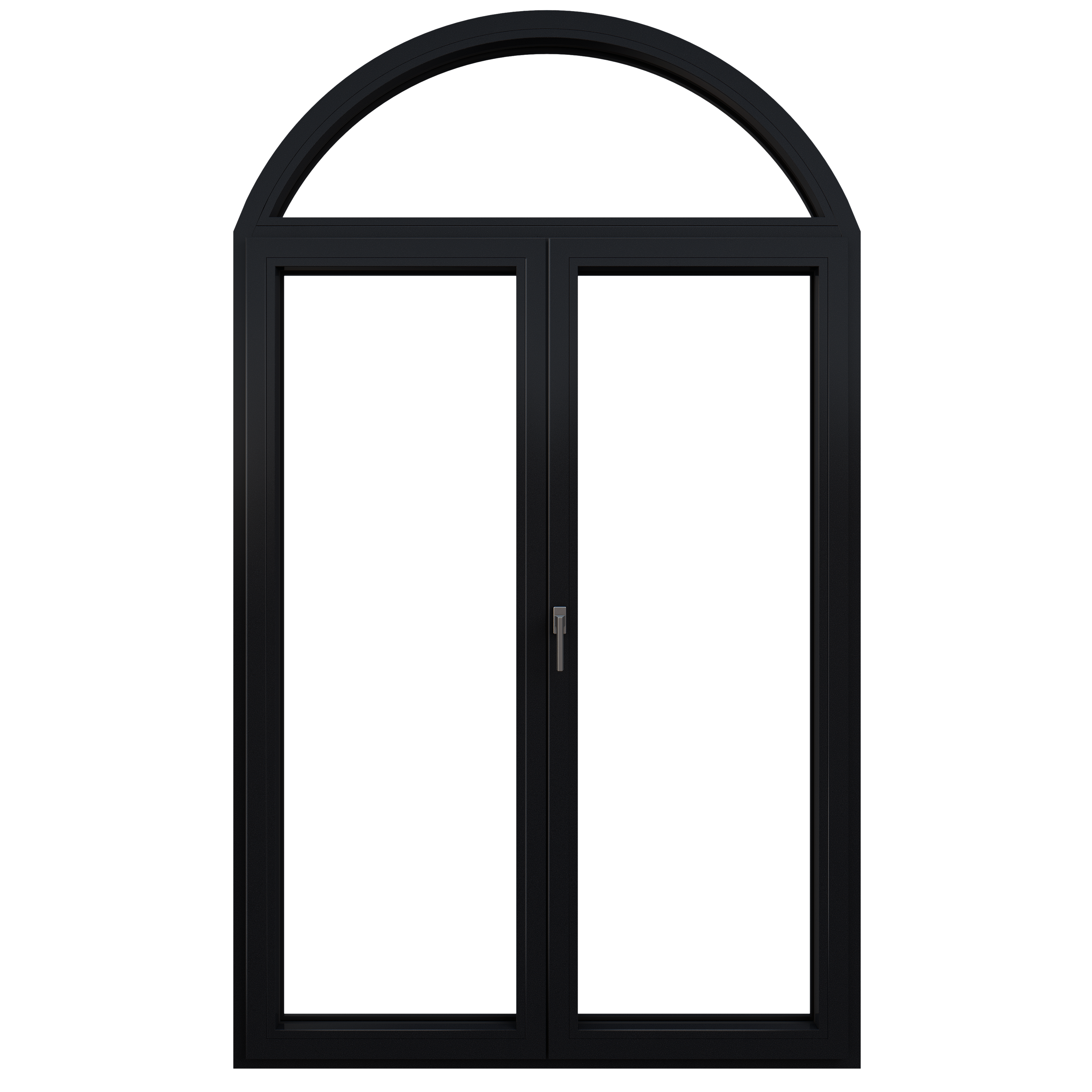 Arched transom