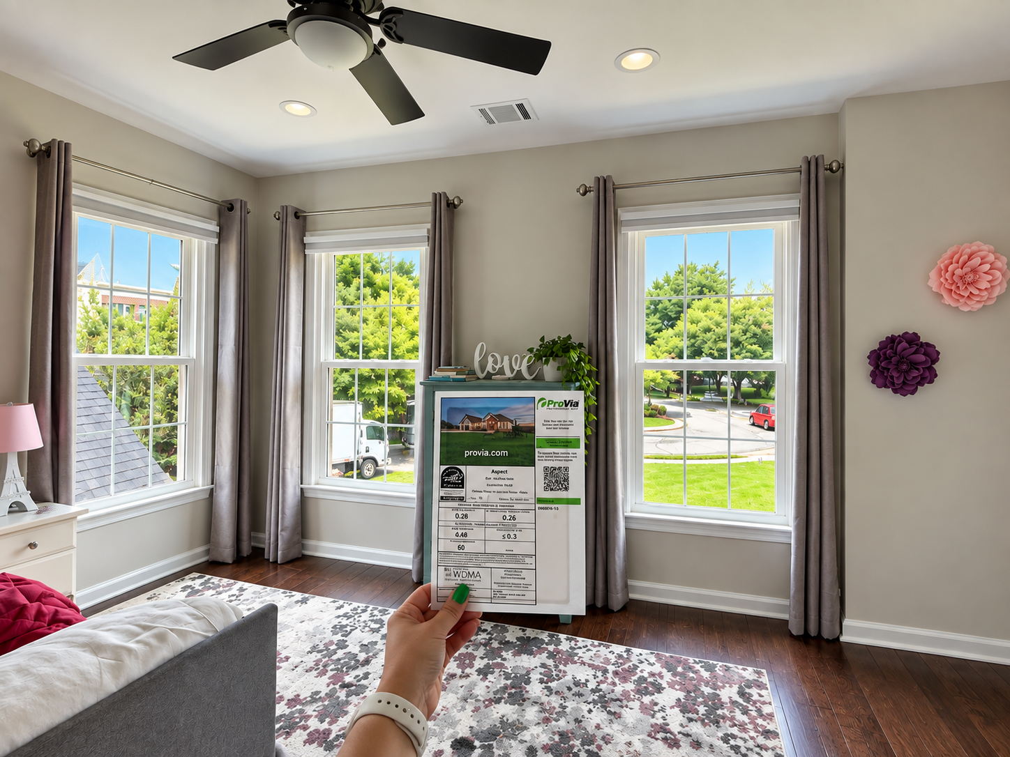 ProVia Aspect replacement windows installed by All Dwelling Solutions, a local window contractor serving Maryland homeowners.