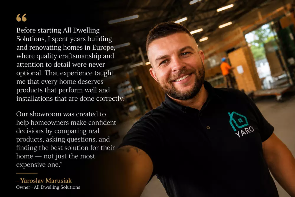 Yaroslav Marusiak, Owner of All Dwelling Solutions
