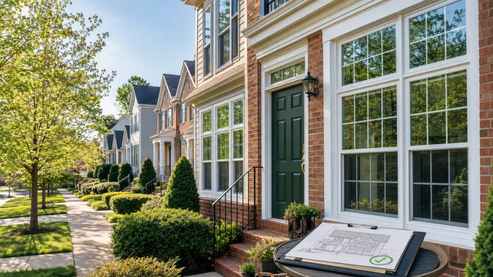 HOA-approved windows maintain a consistent style, color, and exterior appearance throughout the community.