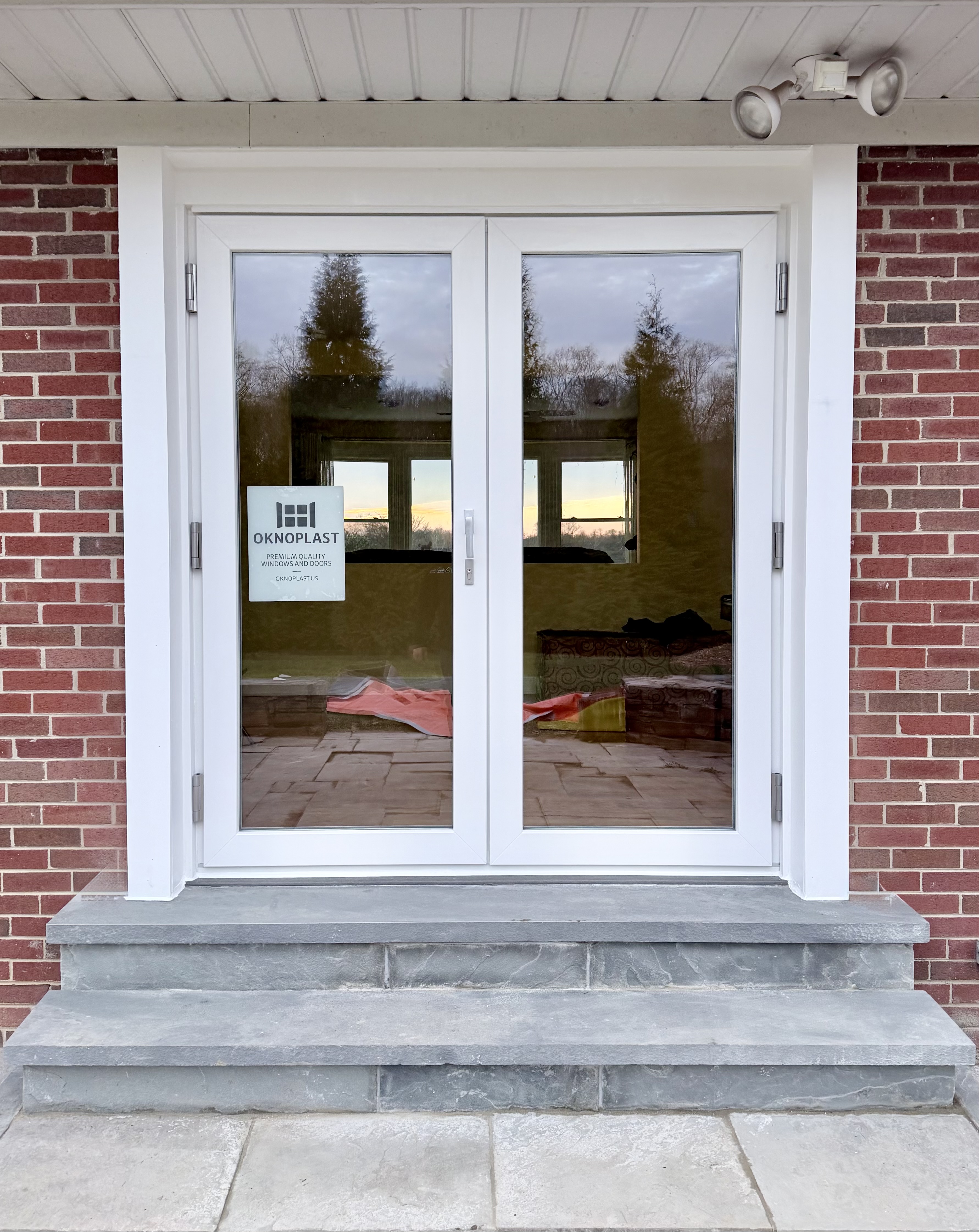 From Window to Elegant Oknoplast French Doors after 0 photo.