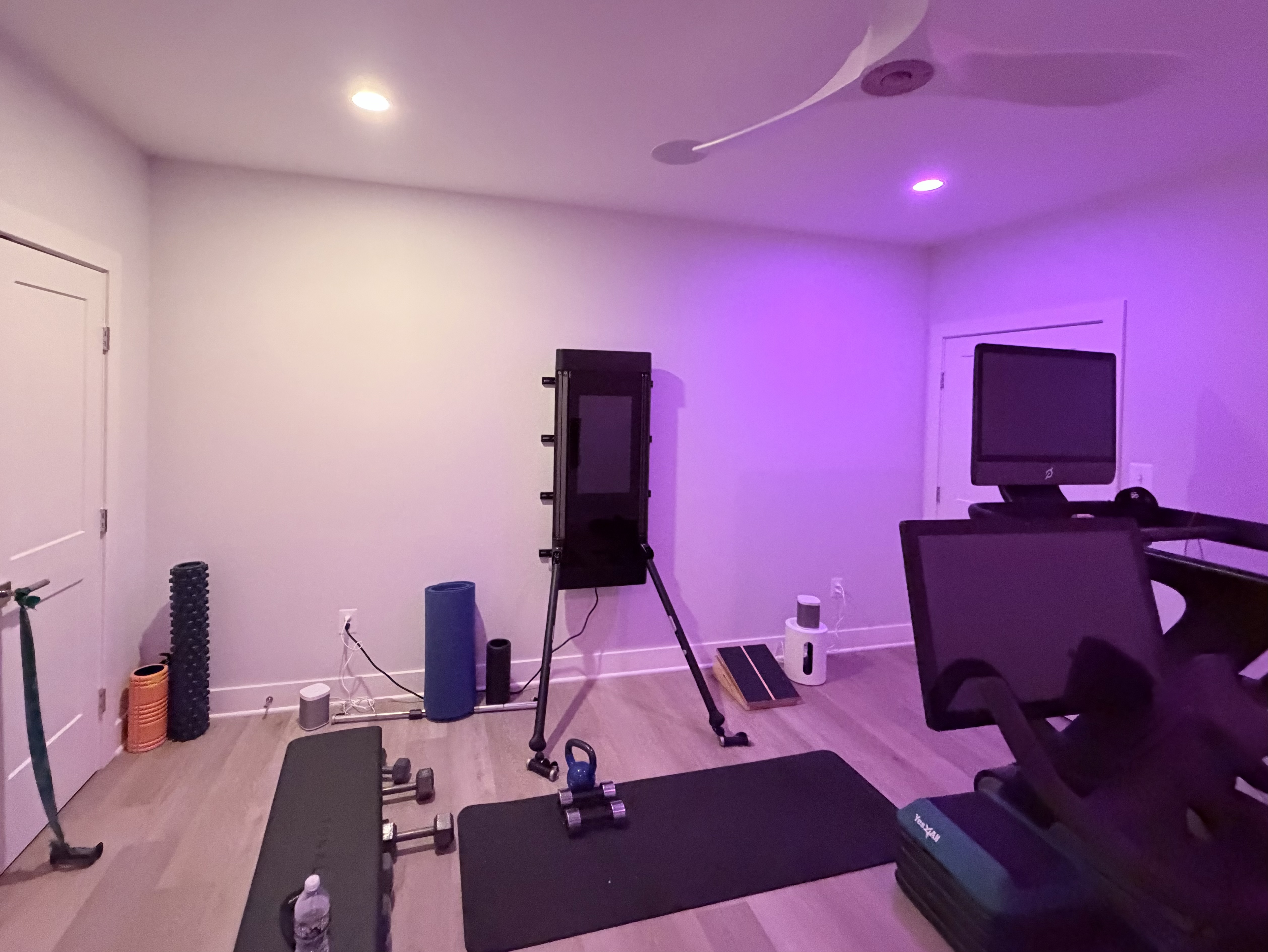 Mirror Installation for Home Gym before 0 photo.