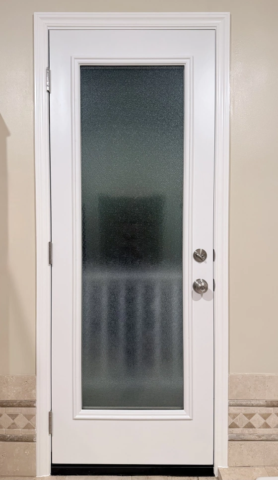 Bathroom Door Replacement project main photo.
