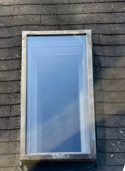 Glass Replacement (skylight) project photo.