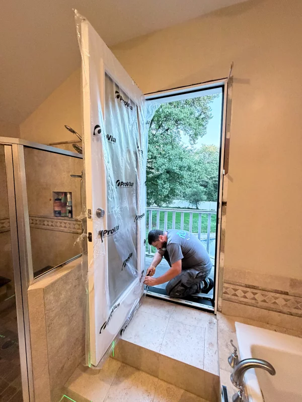 Bathroom Door Replacement gallery photo.