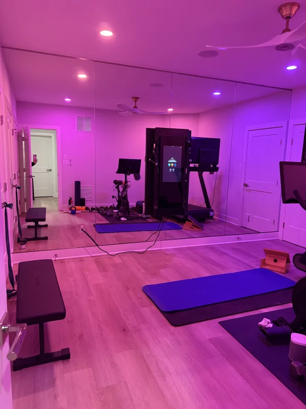 Mirror Installation for Home Gym gallery photo.