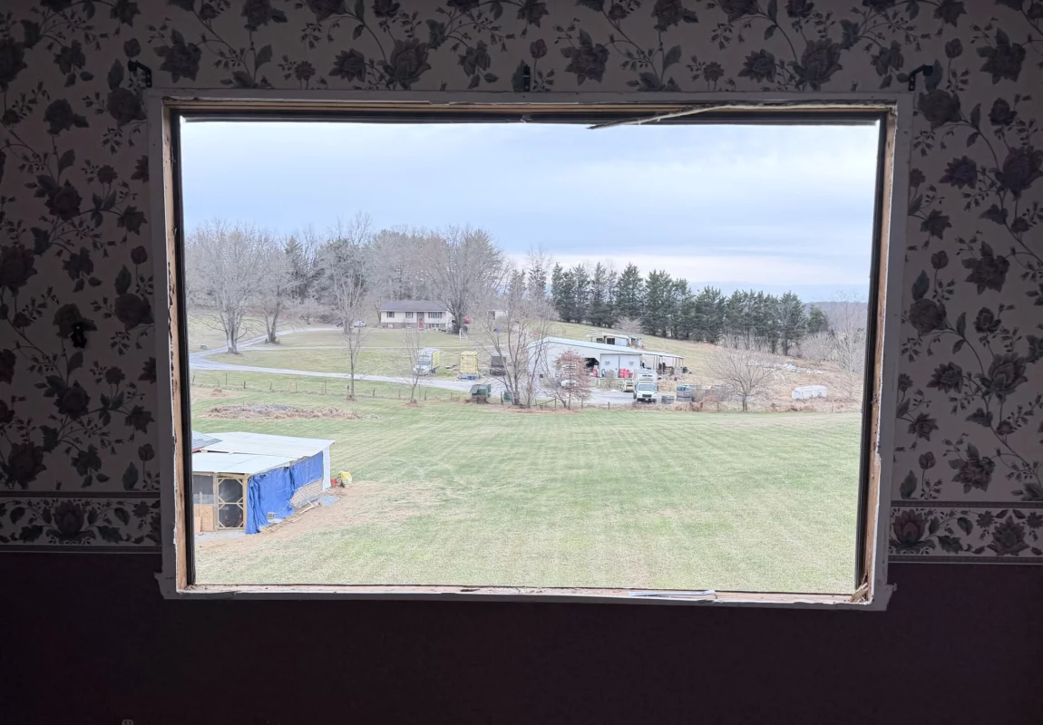ProVia Double-Hung Window Installation gallery photo.