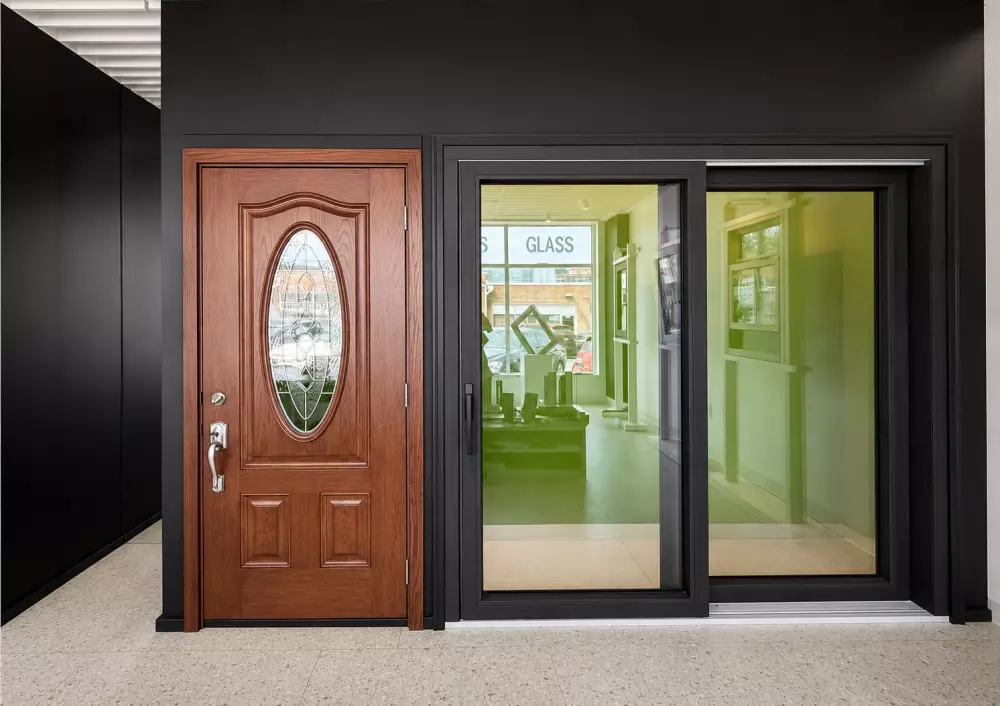 ProVia Entry Door/Oknoplast Sliding Patio Door
